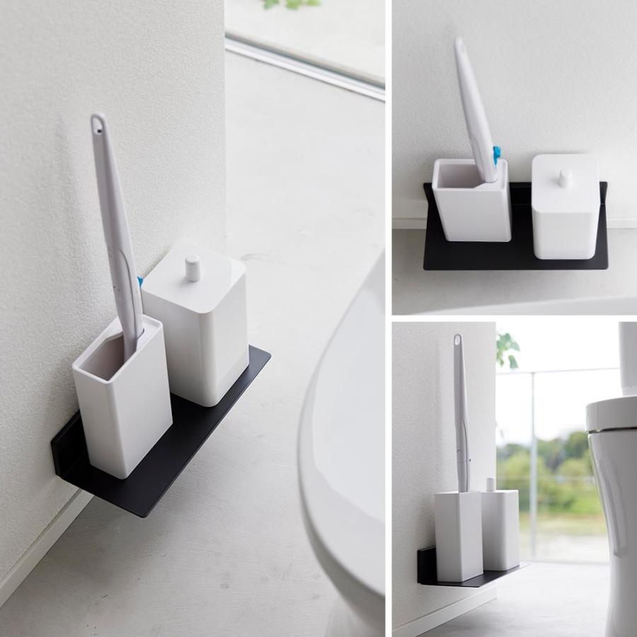 タワー tower 石こうボード壁対応浮かせるトイレ棚 ホワイト タワー tower 石こうボード壁対応浮かせるトイレ棚 ホワイト