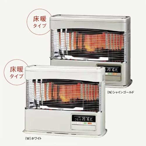 【法人様限定販売】【メーカー直送】コロナ UH-F7025PK(W) ホワイト UH-F7025PK(N) シャインゴールド FF式輻射 床暖 木造18畳まで コンクリート29畳まで CORONAの画像