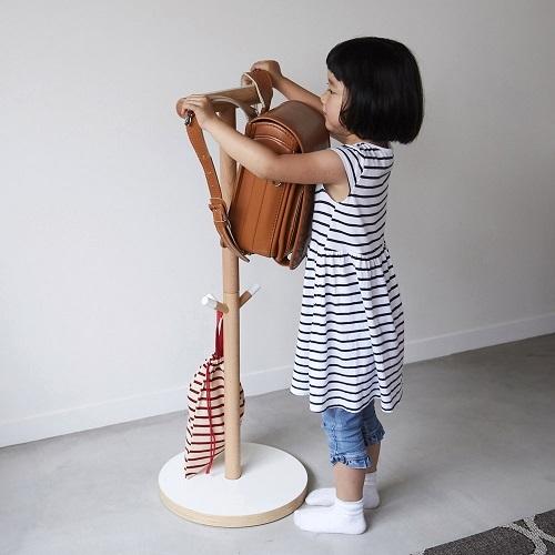 あすつく対応 ideaco / イデアコ PLYWOOD Series /kodomo hanger　プライウッドシリーズ / コドモハンガー 子供部屋 ランドセル掛け 収納 ナチュラル 木製｜craseal｜02