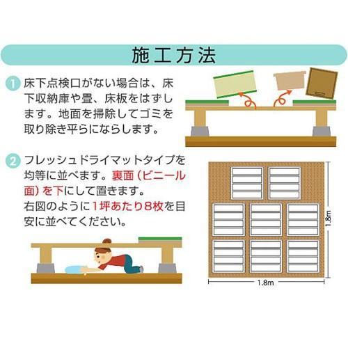 フレッシュドライ(マット) 2.5kg 床下調湿材 ブルズBulls : jko-fdm  