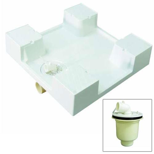 あすつく対応 MIYAKO ミヤコ パン用トラップ 縦引き付 600角洗濯機パン