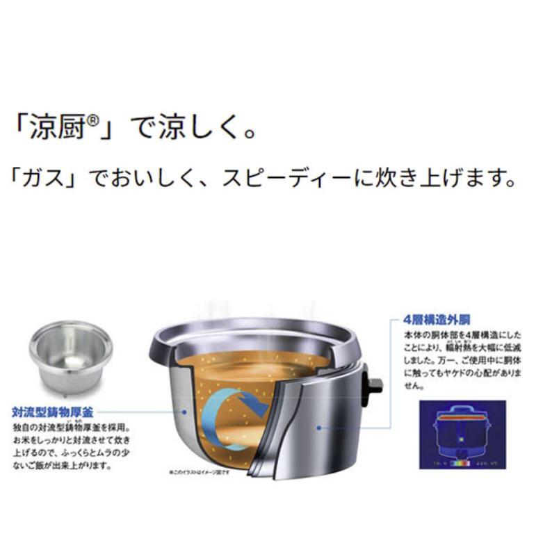 パロマ 業務用炊飯器 涼厨 PR-360SS 3.6L 2升 25755 LPG・12A13A 