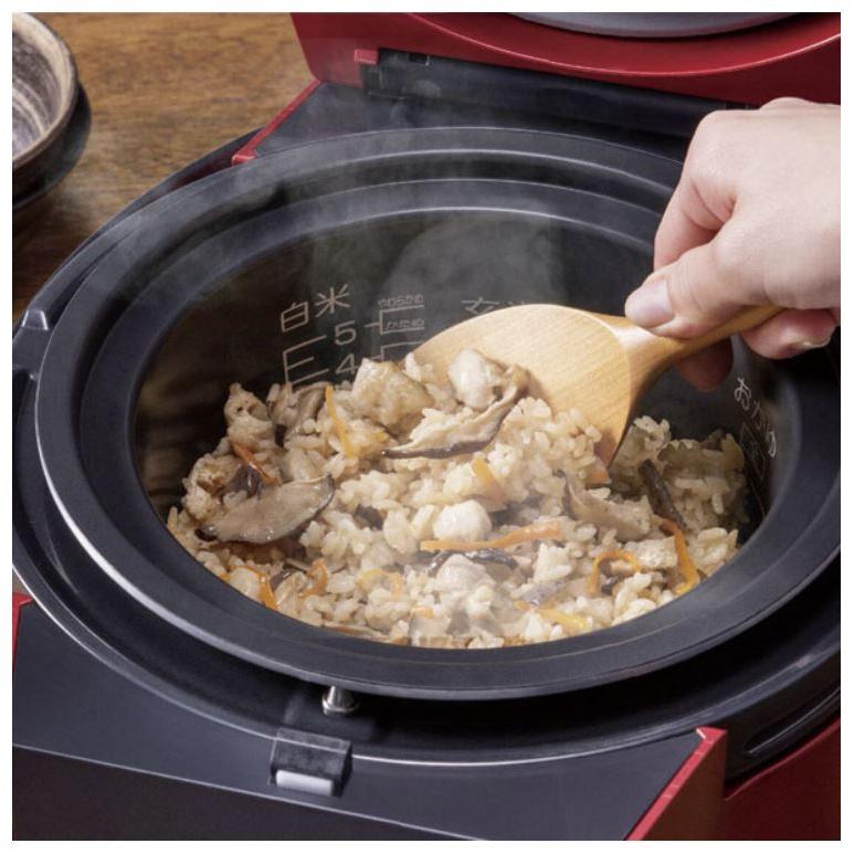 Paloma プレミアムレッド×ブラック 炊飯器 パロマ 炊きわざ プレミアムレッド×ブラック PR-M09TR 0.9L 5合