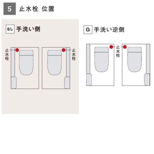 左設置 XCH1SNHLG 右設置 XCH1SNHRG 手動水栓 小物収納なし 標準タイプ 止水栓位置：手洗い逆側 アラウーノ専用手洗い Panasonic 【豆】 パナソニック