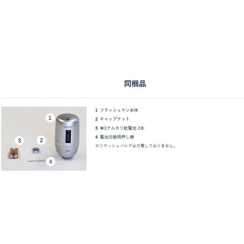 フラッシュマン FM6シリーズ シルバー 電池式 FM6I-S ミナミサワ 