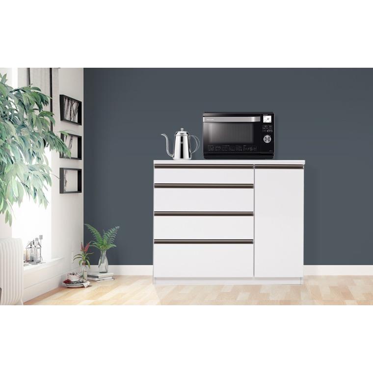 キッチンカウンター 幅120cm キッチン収納 食器収納 レンジ台