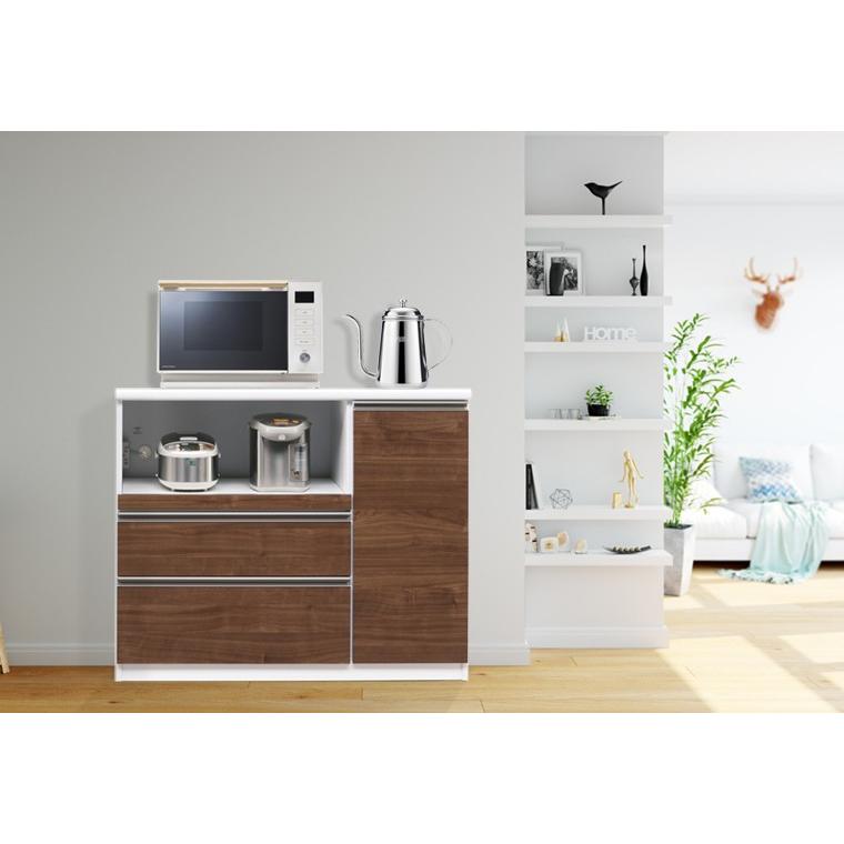 キッチンハイカウンター　120 キッチンカウンター 幅120cm キッチン収納 食器収納 レンジ台