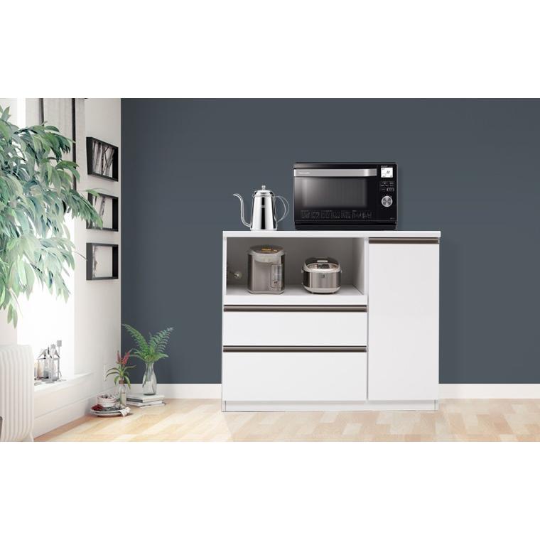 キッチンハイカウンター　120 キッチンカウンター 幅120cm キッチン収納 食器収納 レンジ台