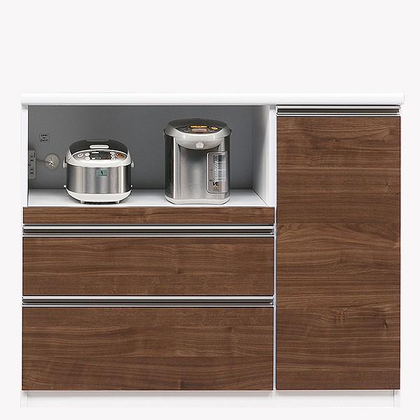 キッチンカウンター 幅120cm キッチン収納 食器収納 レンジ台