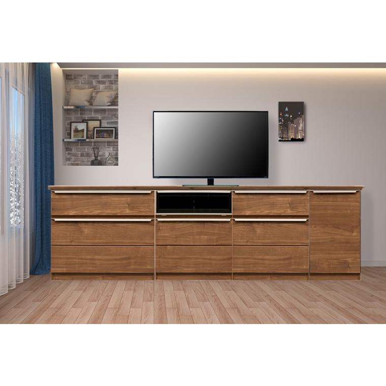 テレビ台 ハイタイプ 幅240cm おしゃれ 収納 テレビボード キャビネット SR