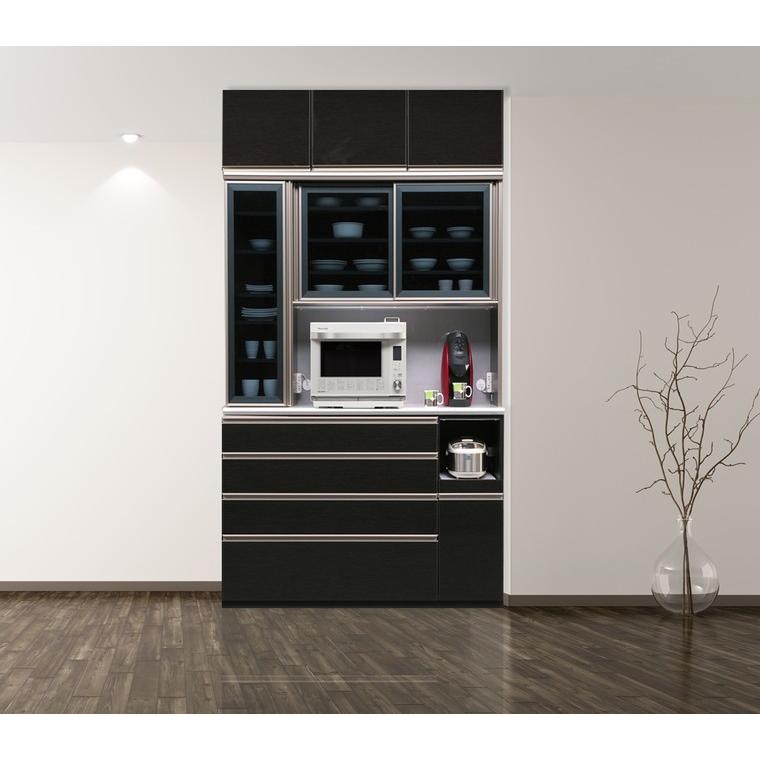 レンジ台 幅130cm 上置付 食器棚 ダイニングボード キッチンボード