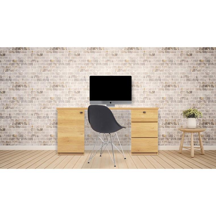 パソコンデスク 140幅 机 木製 幅140 PCデスク ユニットデスク