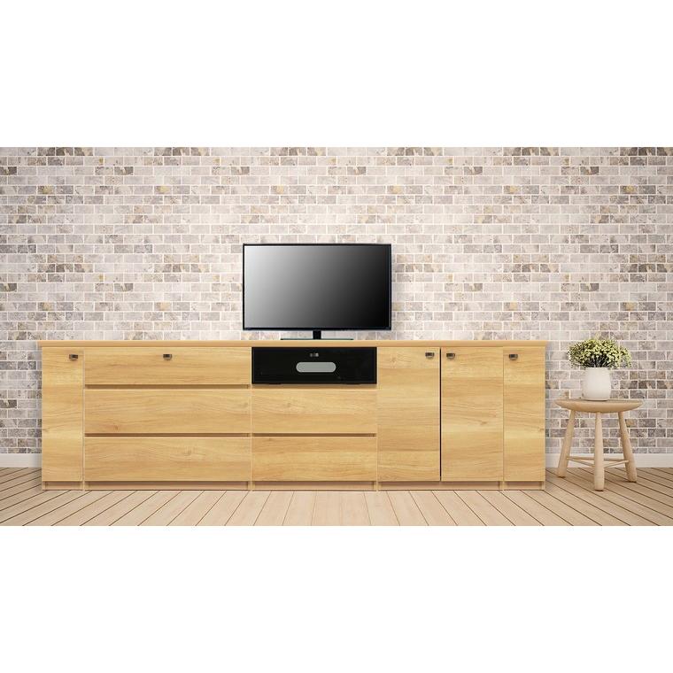 テレビ台 チェスト 幅240cm リビングボード サイドチェスト 書斎収納