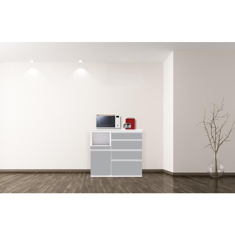 キッチンカウンター 幅100cm 家電収納 キッチン収納 食器収納 レンジ台