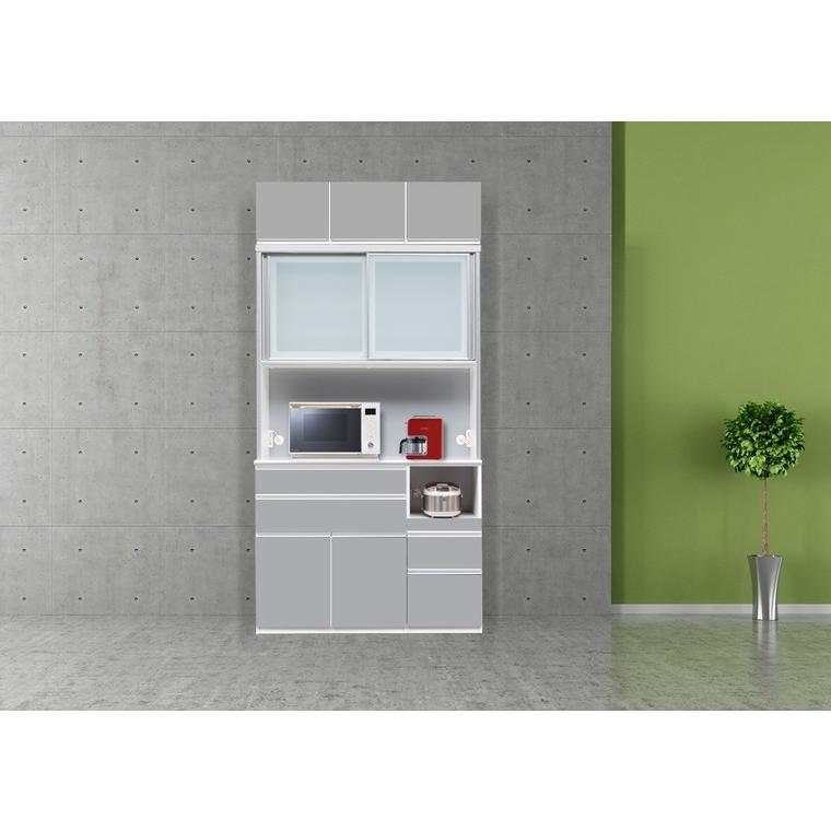 ハイタイプ 上置き付 キッチンボード 120 ダイニングボード ハイ