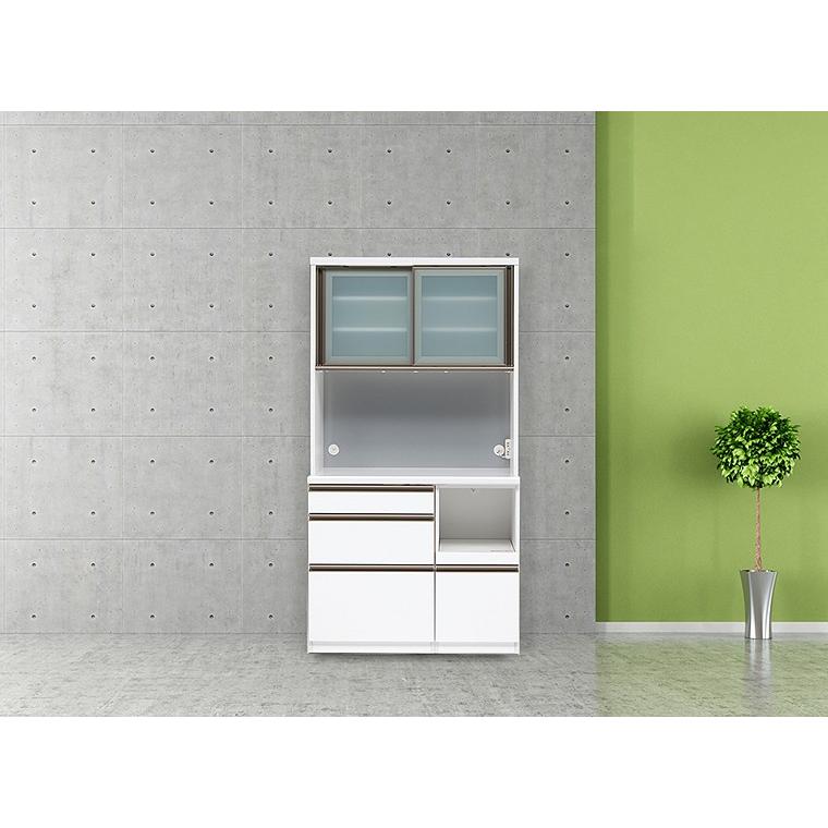 ロータイプ レンジ台 キッチンボード 100 食器棚 キッチン収納