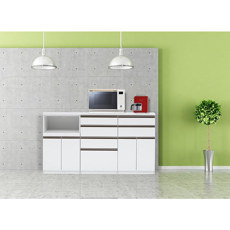 ハイタイプ キッチンカウンター 幅180cm キッチン収納 食器収納