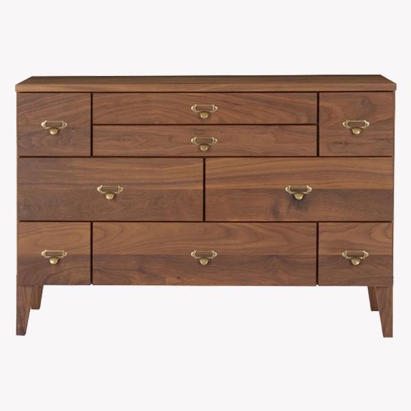 新春SALE！ DHU ローチェスト 幅110cm サイドチェスト おしゃれ リビング収納 完成品 リビングチェスト 【HOV2075805581】(72828円)