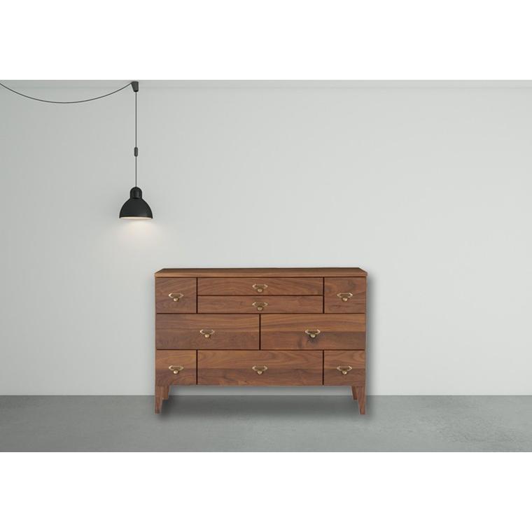 新春SALE！ DHU ローチェスト 幅110cm サイドチェスト おしゃれ リビング収納 完成品 リビングチェスト 【HOV2075805581】(72828円)