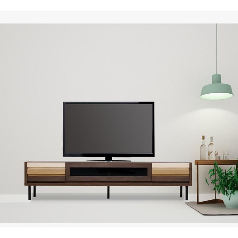幅200cm テレビボード ローボード テレビ台 天然木 リビング収納_9