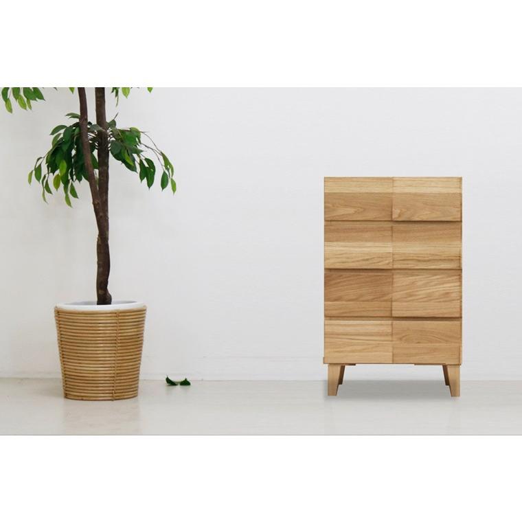 桐チェスト 幅44cm 4段 クローゼット収納 桐たんす 桐箪笥 : CRASIO