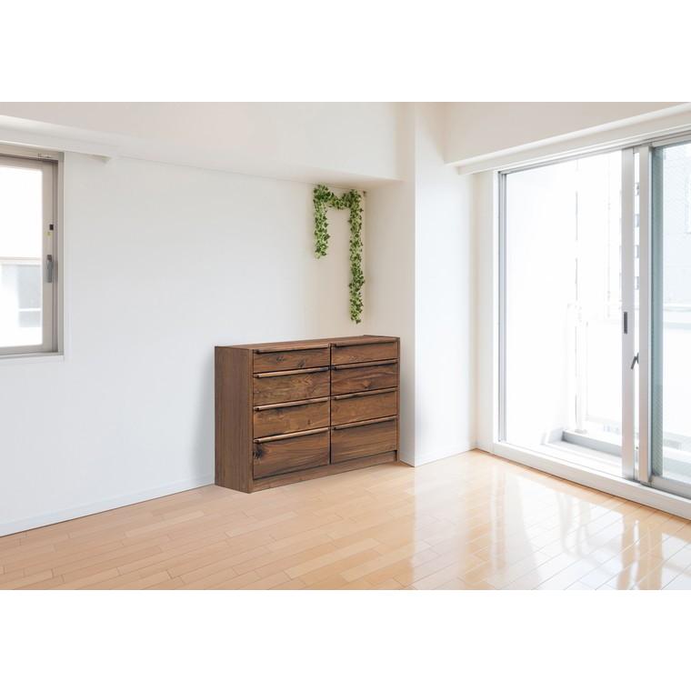 天然木　木製　チェスト　サイドチェスト　サイドラック　ローボード　箪笥 4FUL チェスト サイドチェスト チェストラック 木製 おしゃれ 白