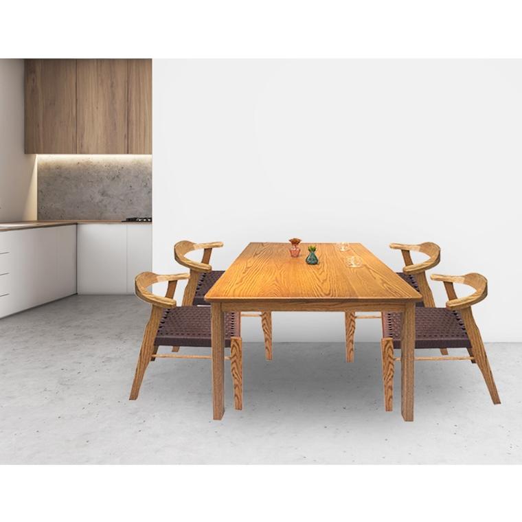 Kirota✨天然木ダイニングテーブル・5点セット Kirota✨天然木ダイニングテーブル・5点セット 楽天市場