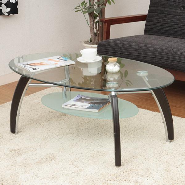 ガラスセンターテーブル アーク : クラシト - 通販 - Yahoo