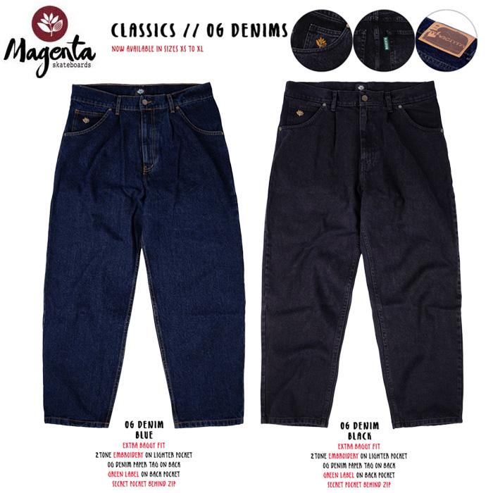 MAGENTA FA22 OG PANTS DENIM BLUE BLACK マゼンタ デニム MAGENTA FA22 OG PANTS DENIM BLUE BLACK マゼンタ デニム