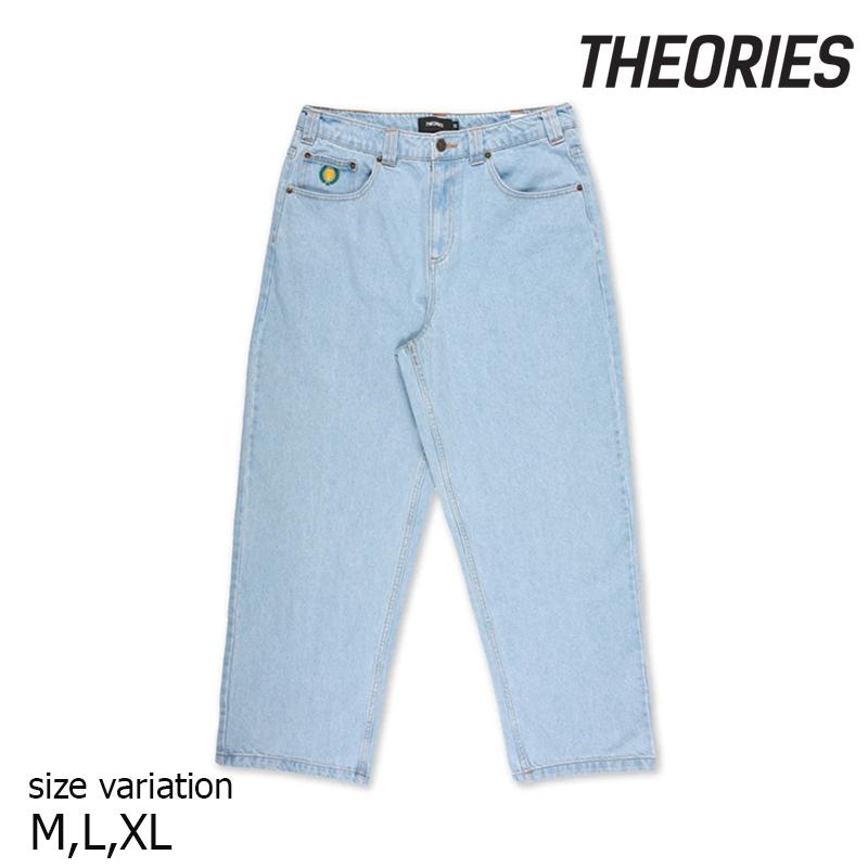 THEORIES PLAZA DENIM LIGHTWASH BULE セオリーズ ボトム デニム