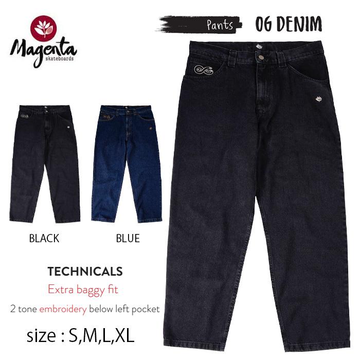 MAGENTA FA23 マゼンタ デニムパンツ ボトム スケボーFA23 OG MAGENTA FA23 マゼンタ デニムパンツ ボトム スケボーFA23 OG