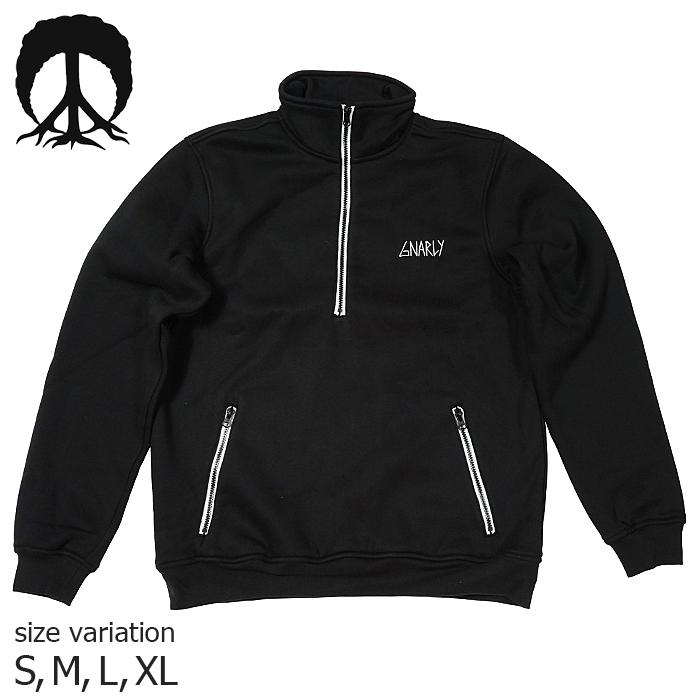 GNARLY Brocks Zip-up Sweatsshirt ナーリー トップス スウェットシャツ スノーボード ストリート スケートボード スケボー｜crass