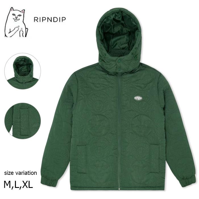 RIPNDIP（リップンディップ） RIPNDIP Barry Bonds Puffer Jacket Pine 