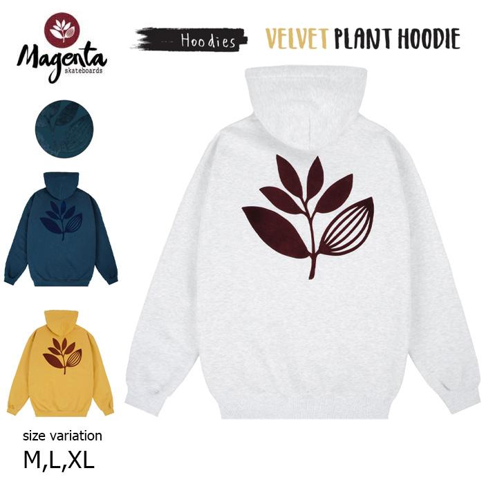 MAGENTA WIN22 VELVET PLANT HOODIE ASH RETROL BLUE GOLD MAGENTA WIN22 VELVET PLANT HOODIE ASH RETROL BLUE GOLD