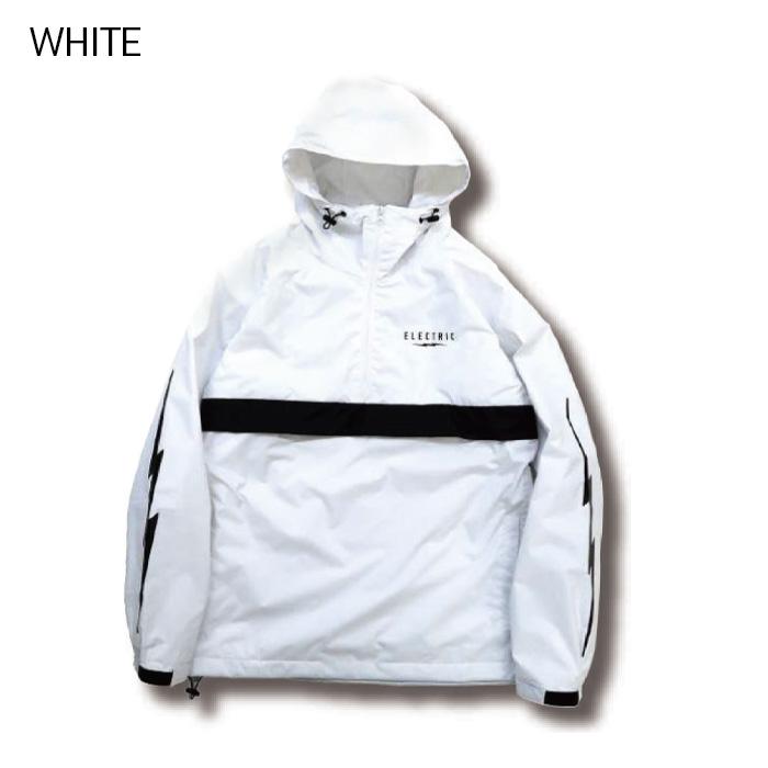 22-23 ELECTRIC ANORAK RAGLAN BLACK WHITE エレクトリック アノラック ジャケット トップス プルオーバー スノーボード スノボー メンズ｜crass｜04