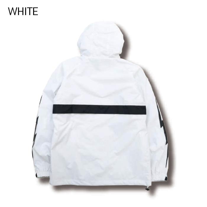 22-23 ELECTRIC ANORAK RAGLAN BLACK WHITE エレクトリック アノラック ジャケット トップス プルオーバー スノーボード スノボー メンズ｜crass｜05