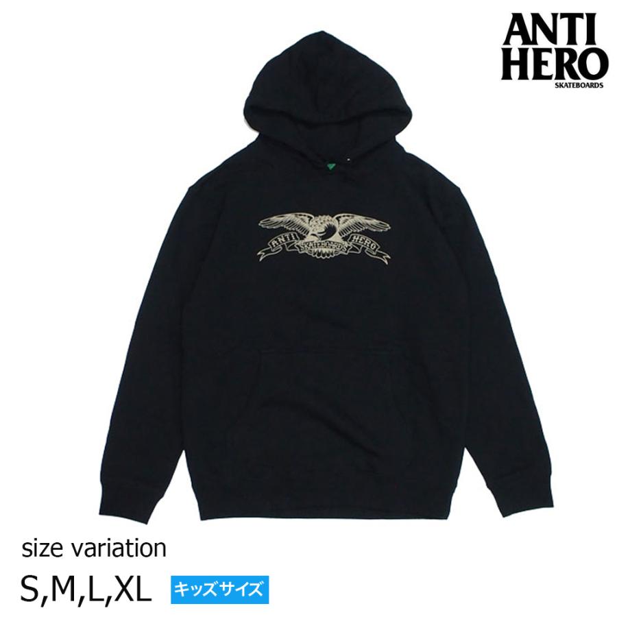 ANTIHERO BASIC EAGLE PULLOVER HOODE アンチヒーロー アンタイ 