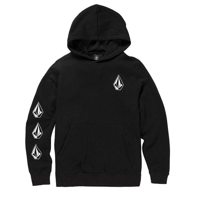 ICONIC STONE PULLOVER HOODIE ヴォルコム ボルコム BLK フーディー パーカー スウェット