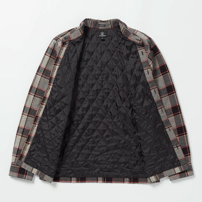 VOLCOM シャツ チェック ダウン L VOLCOM（ボルコム） ヴォルコム シャツ ジャケット チェック 長袖