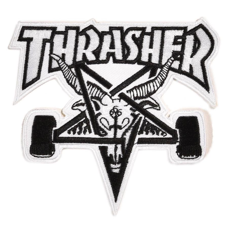 Thrasher スラッシャー ワッペン パッチ Skategoat Patch スケボー スケートボード Skateboard 白 ホワイト Ao0114 Crass Online Store 通販 Yahoo ショッピング