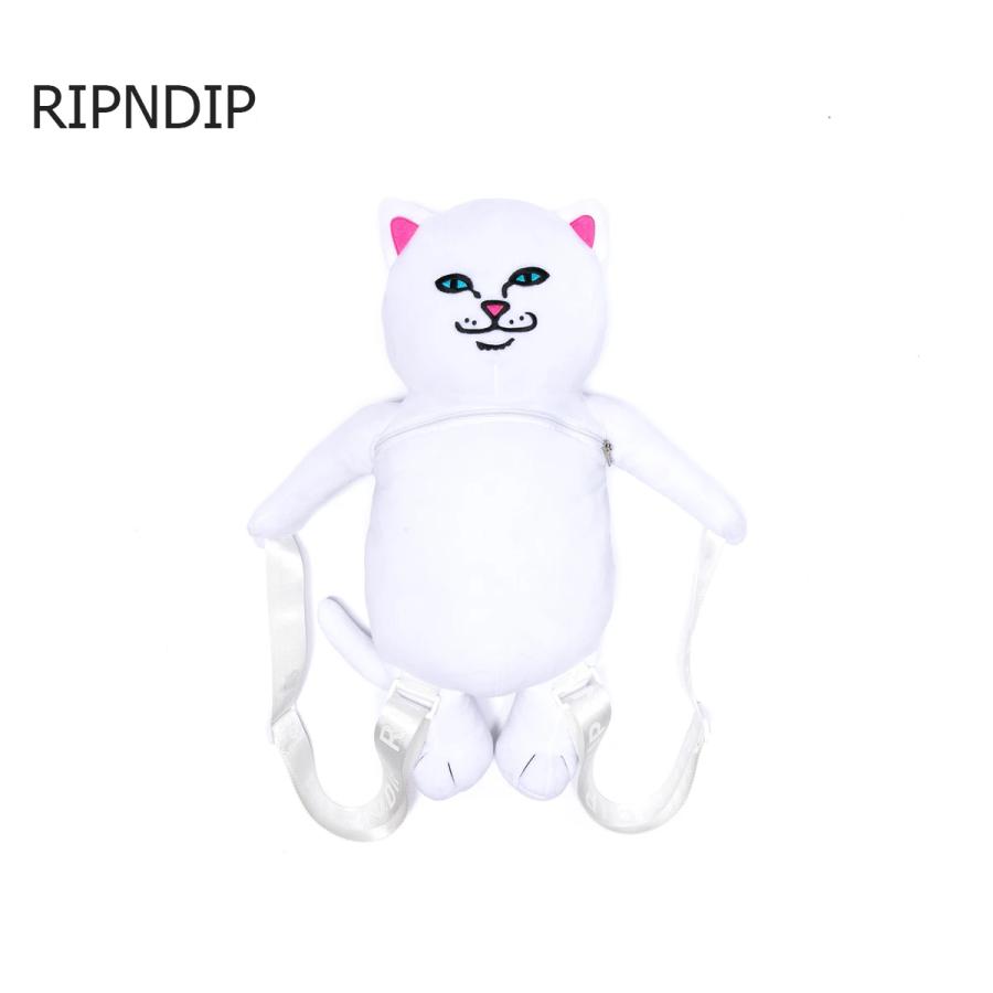 RIPNDIP Lord Nermal Plush Backpack リップンディップ バックパック リュック スケボー スケートボード ネコ 猫｜crass