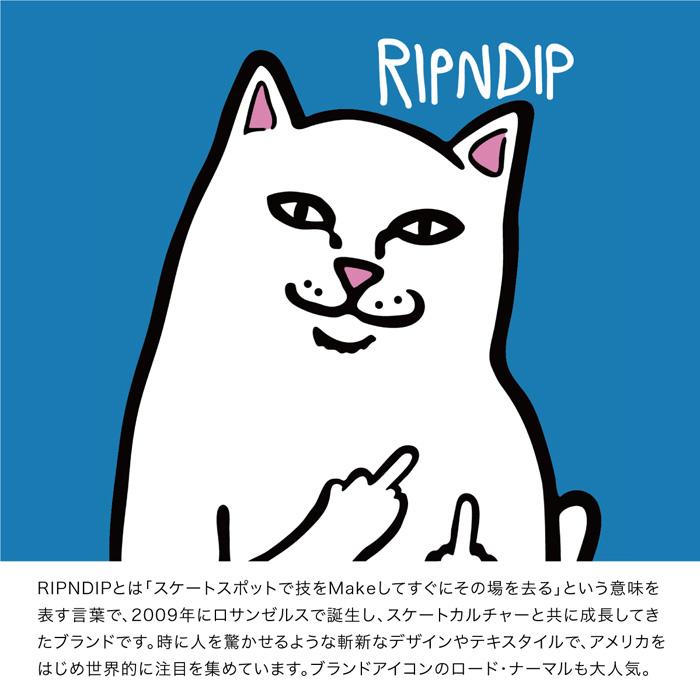 RIPNDIP（リップンディップ） RIPNDIP Tシャツ 半袖 スケートボード 猫
