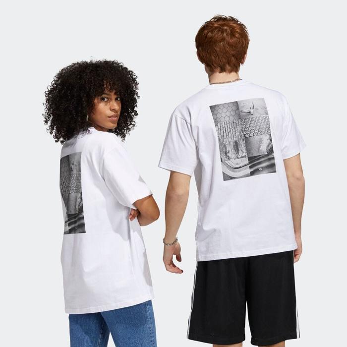 ADIDAS ZANDER G SS TEE WHITE アディダス スケートボード Tシャツ