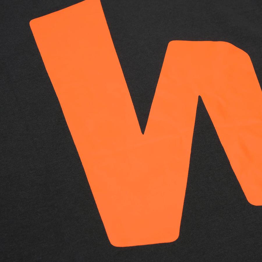 HARLAUT BRAND LOGO TEE BLACK ORANGE ハーロウ ブランドロゴ ティーシャツ スノーボード スケートボード