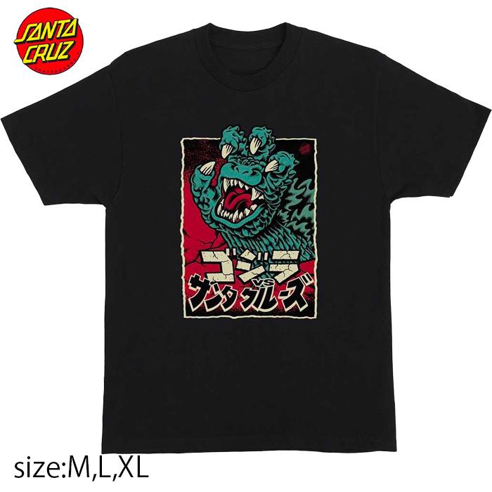 SANTA CRUZ（サンタクルーズ） ゴジラ Tシャツ 半袖 SCxGODZILLA S/S-T