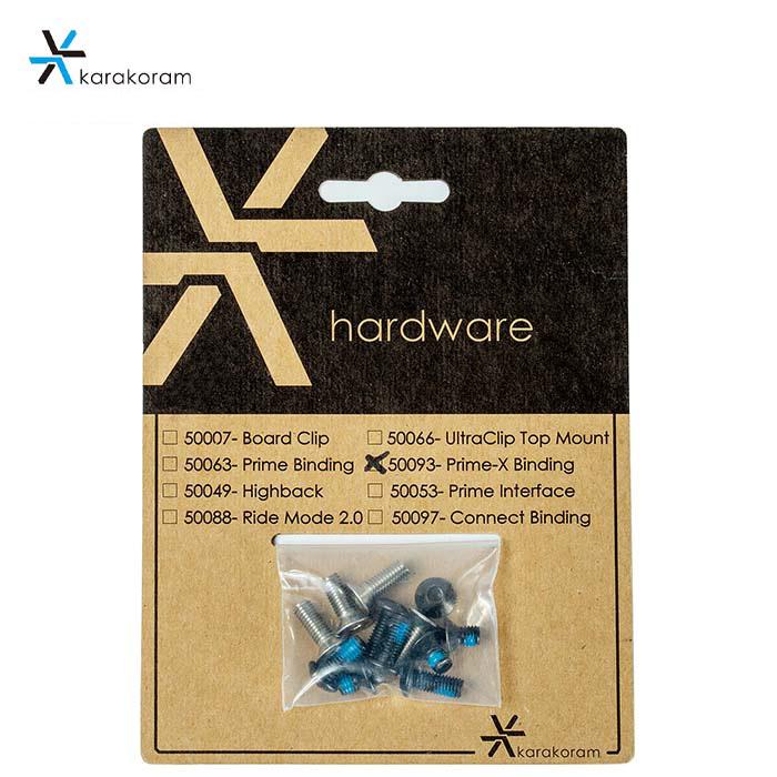 カラコラム　スノーボード ビンディング ネジ付き karakoram PRIME X BINDING HARDWARE カラコラム ハードウェア