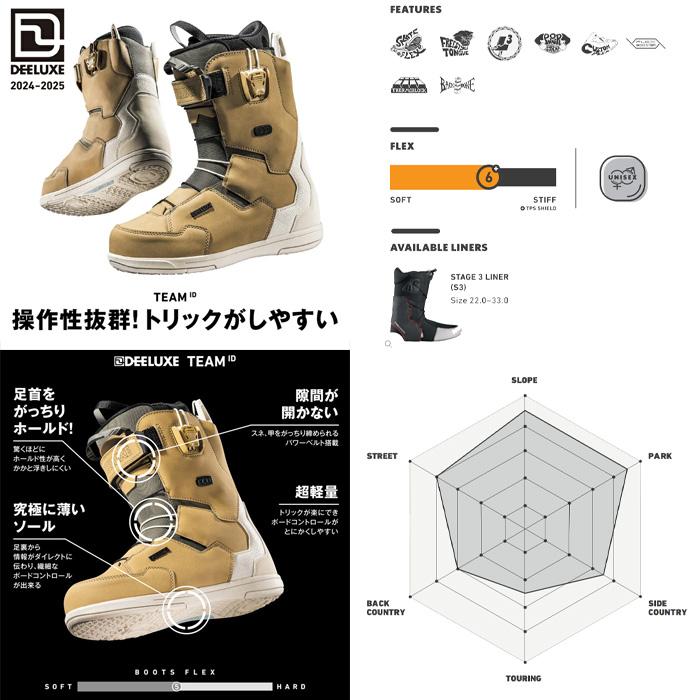 DEELUXE（ディーラックス） 24-25 DEELUXE TEAM ID S3 チーム