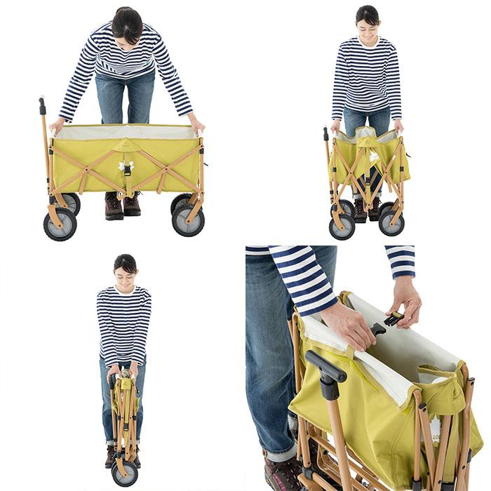 LOGOS（ロゴス） LOGOS Life 丸洗いキャリーカート(カラフルロゴス