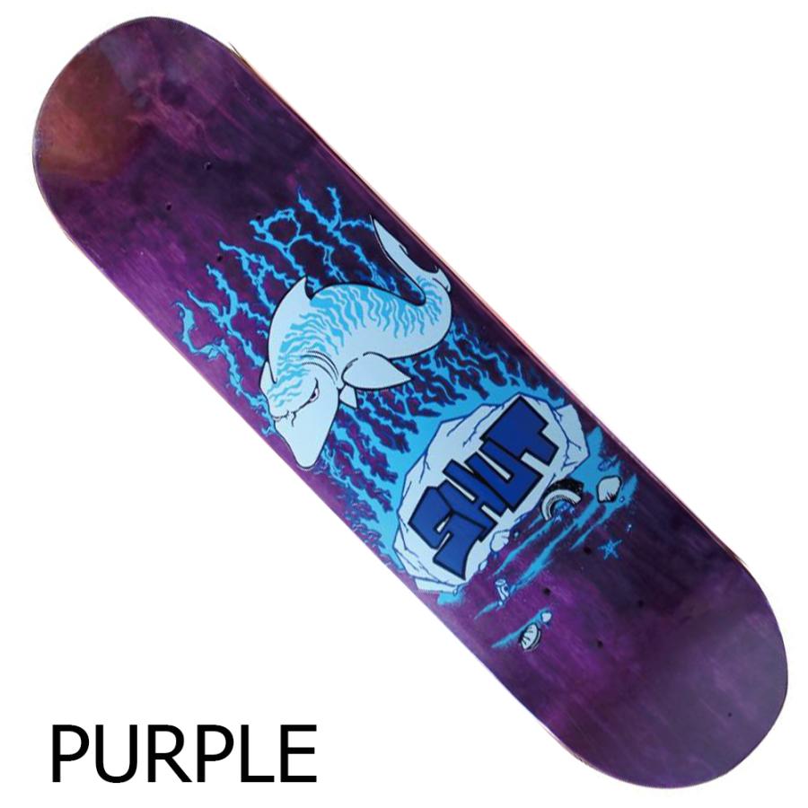 SHUT SHARK MINI COMPLETE HARD BLACK RED NATURAL PURPLE 7.375 7.5
