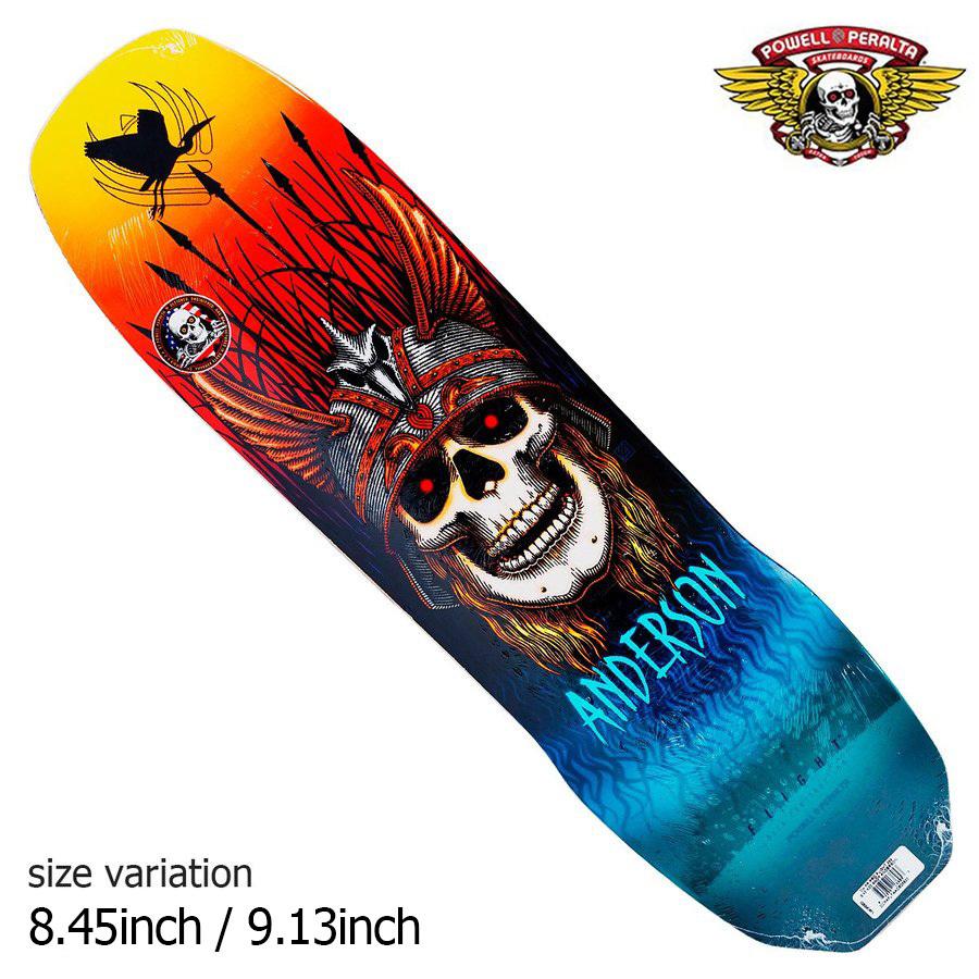 POWELL PERALTA FLIGHT DECK #289 ANDERSON HERON SKULL 8.45 9.13inch